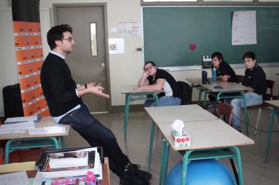 François Jaros rencontre les élèves de l'École Honoré-Mercier_6