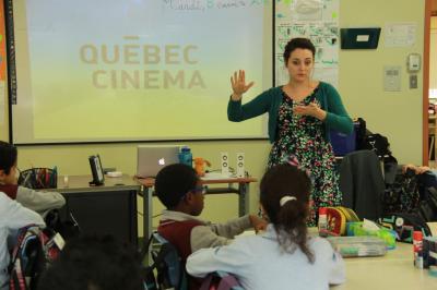 Québec Cinéma à l'école Dar Al Iman_0
