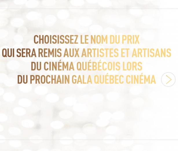 Québec Cinéma sollicite le public et l'industrie