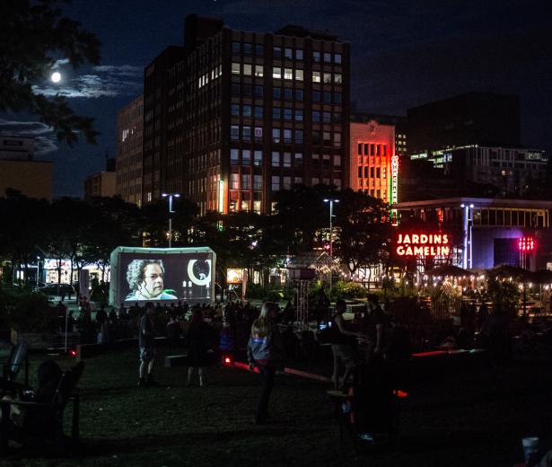 Notre cinéma de retour aux Jardins Gamelin!