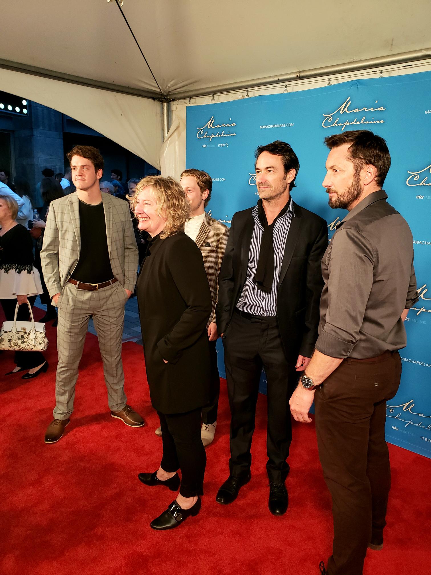 Sur le tapis rouge du film Maria Chapdelaine_2