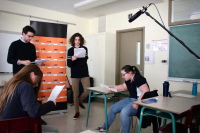 François Jaros rencontre les élèves de l'École Honoré-Mercier_4