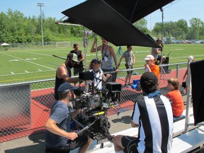 Sur le plateau du film Les nôtres_12