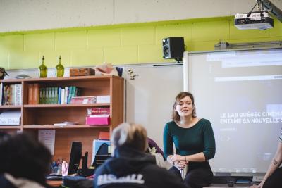 Marianne Fortier et Rose-Marie Perreault rendent visite à l’école Édouard-Montpetit_5