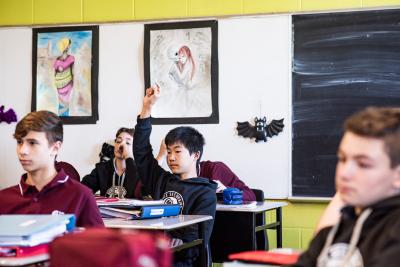 Marianne Fortier et Rose-Marie Perreault rendent visite à l’école Édouard-Montpetit_0