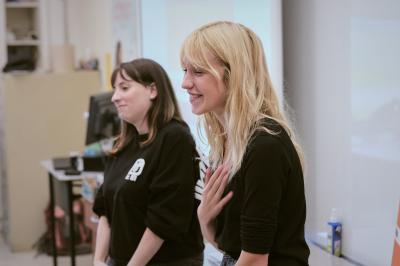 Marianne Fortier et Rose-Marie Perreault rendent visite à l’école Édouard-Montpetit_6