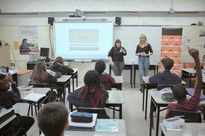 Marianne Fortier et Rose-Marie Perreault rendent visite à l’école Édouard-Montpetit_15